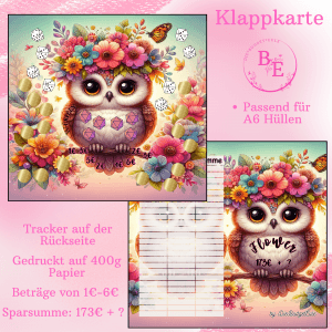 Flower Klappkarte
