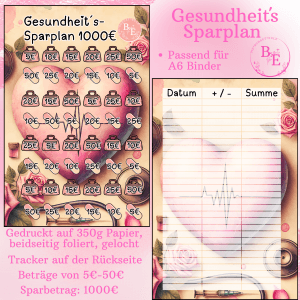 Sparplan Gesundheit
