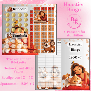 Haustier Bingo