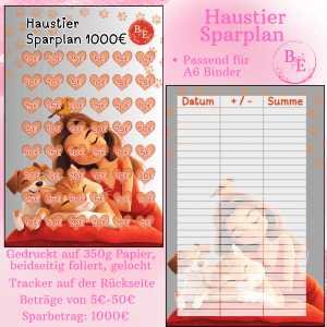 Sparplan Haustier