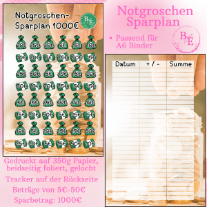 Sparplan Notgroschen