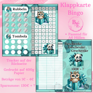 Geschenke Bingo