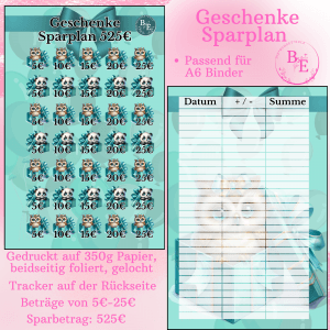 Sparplan Geschenke