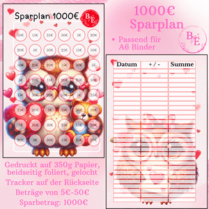 1000€ Sparplan Eule