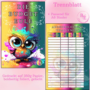 Trennblatt DieBudgetEule