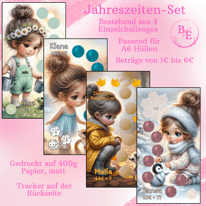 Jahreszeiten Mädels Set